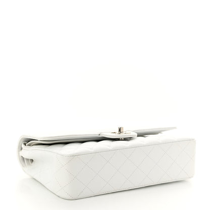 Chanel Caviar Quilted Medium Double Flap White 4 of 10