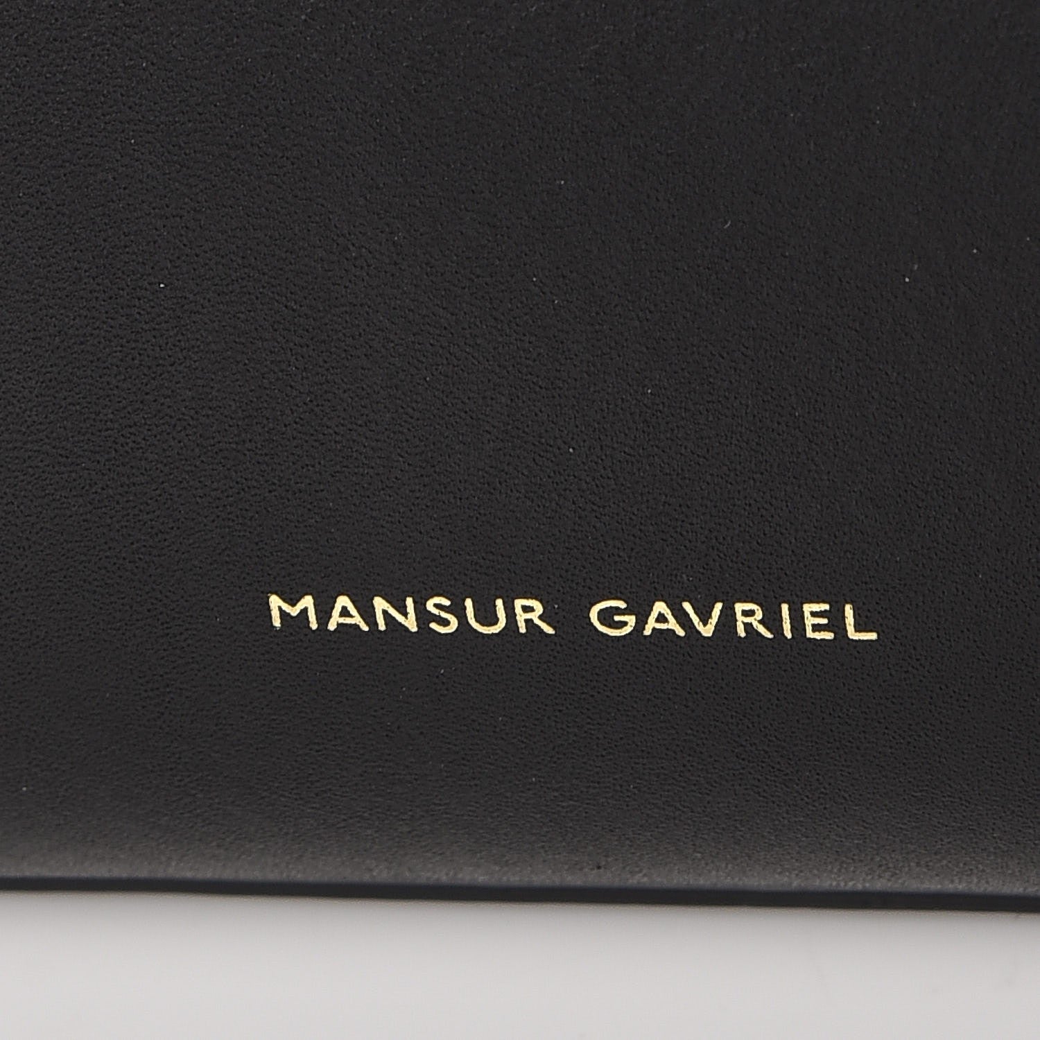 Mansur Gavriel Vegetable Tanned Calfskin Elegant Top Handle Bag Black 9 of 11