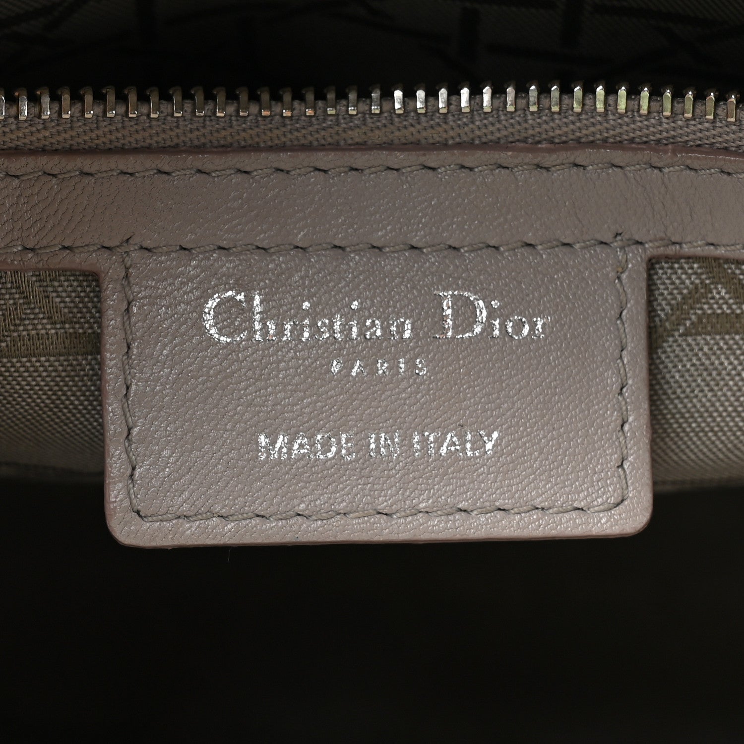 Christian Dior Lambskin Cannage Large Lady Dior Light Grey 6 of 15