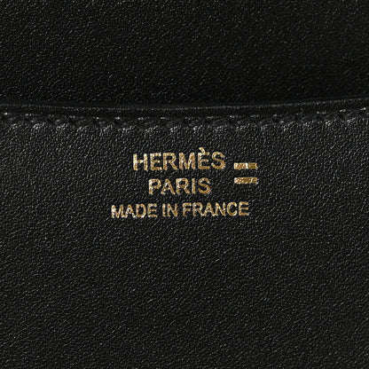 Hermes Tadelakt Lizard Marquette Constance 18 Black Ombre 6 of 11