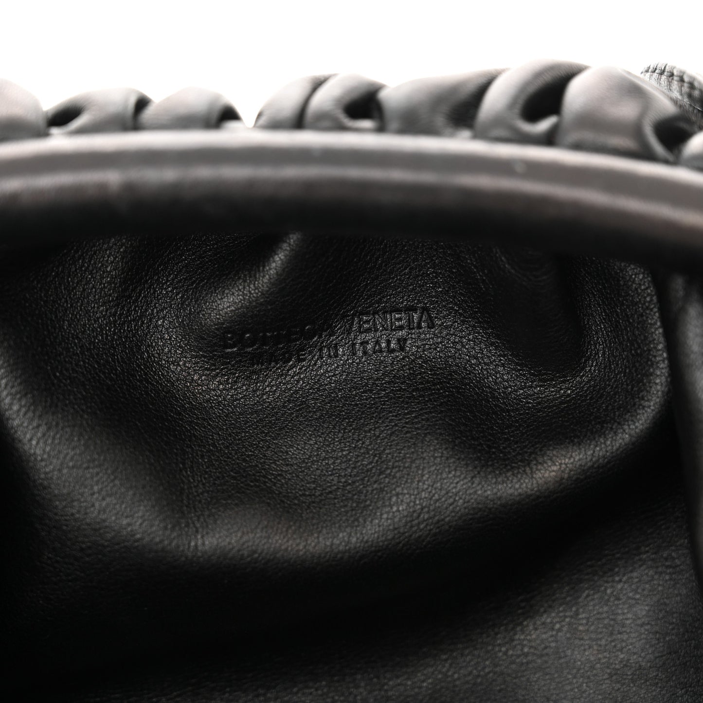 Butter Calfskin The Mini Pouch Black