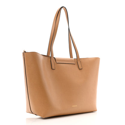 Versace Saffiano Virtus Tote Caramel 4 of 10