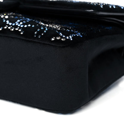 Chanel Velvet Crystal Medium Double Flap Black 10 of 12