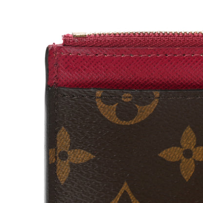 Louis Vuitton Monogram Zipped Card Holder Fuchsia 7 of 7