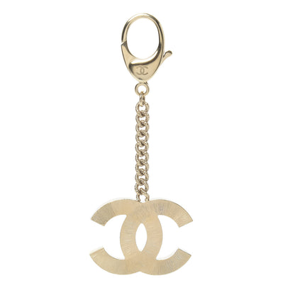 Chanel Quilted CC Key Chain Gold 3 of 3