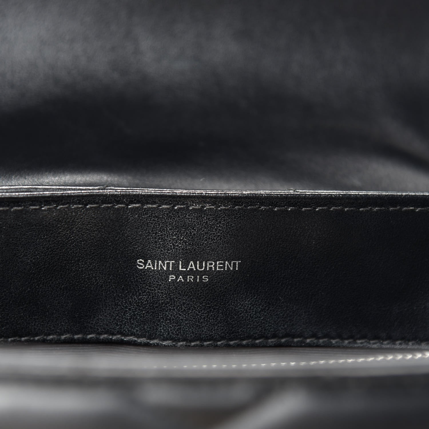 Saint Laurent Calfskin Y Quilted Monogram Medium Loulou Chain Satchel Black 10 of 12