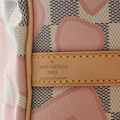 Louis Vuitton Damier Azur Tahitienne Speedy Bandouliere 30 Rose Ballerine 6 of 7