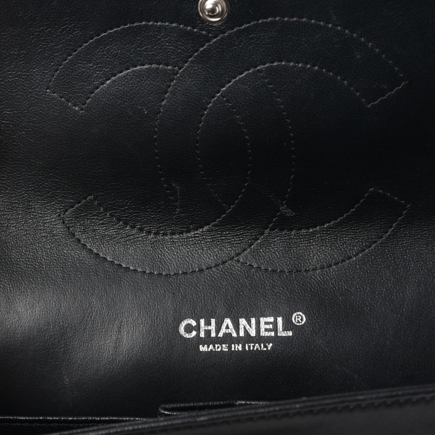Chanel Lambskin Quilted Jumbo Double Flap So Black 12 of 16
