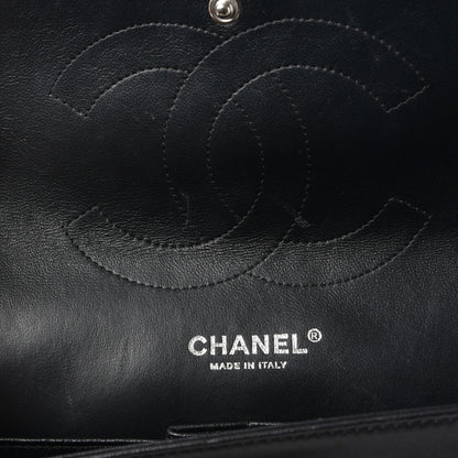 Chanel Lambskin Quilted Jumbo Double Flap So Black 12 of 16