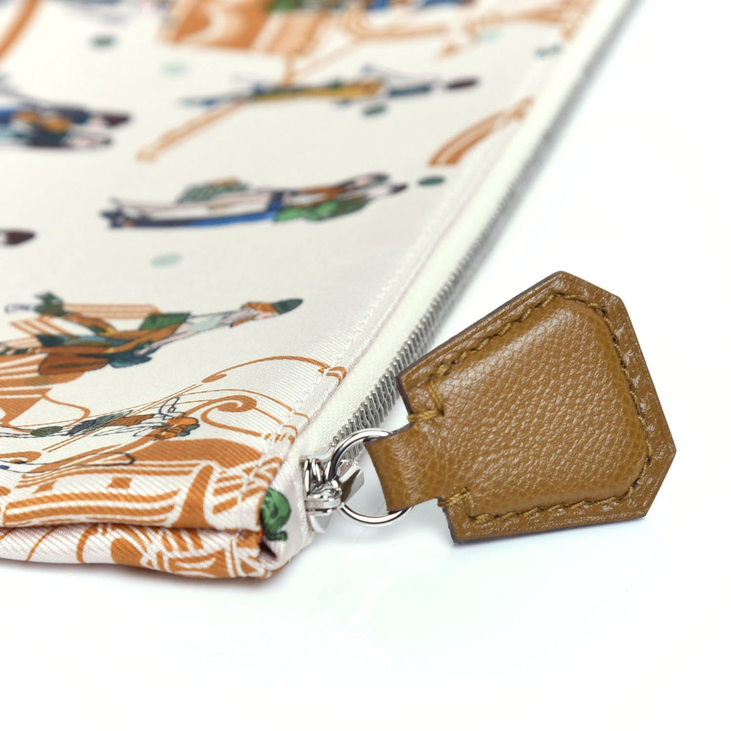 Silk Ex-Libris Les Parisiennes Silky Pocket Cosmetic Case Sesame Nata Bronze