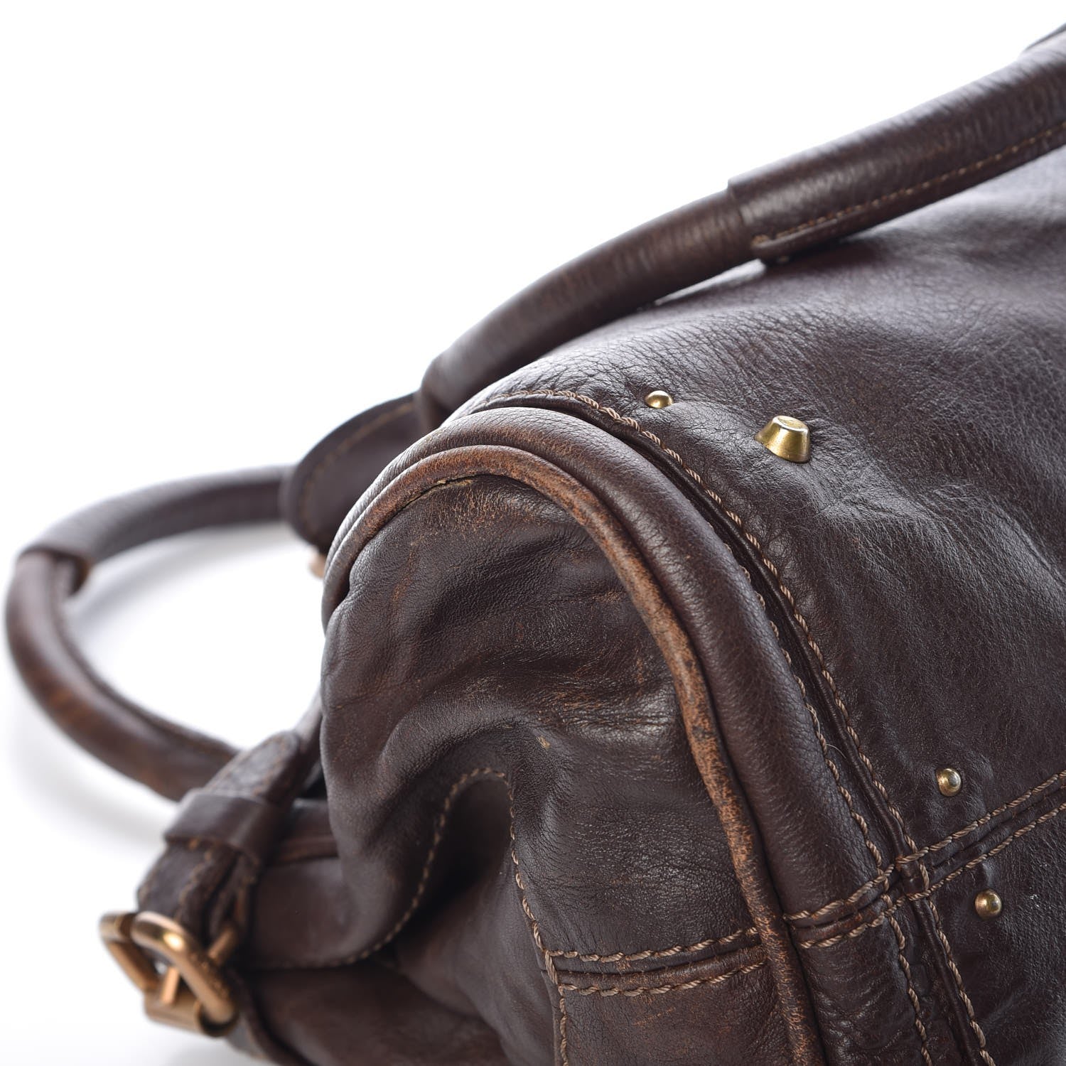 Chloe Calfskin Medium Paddington Satchel Chocolate 16 of 25