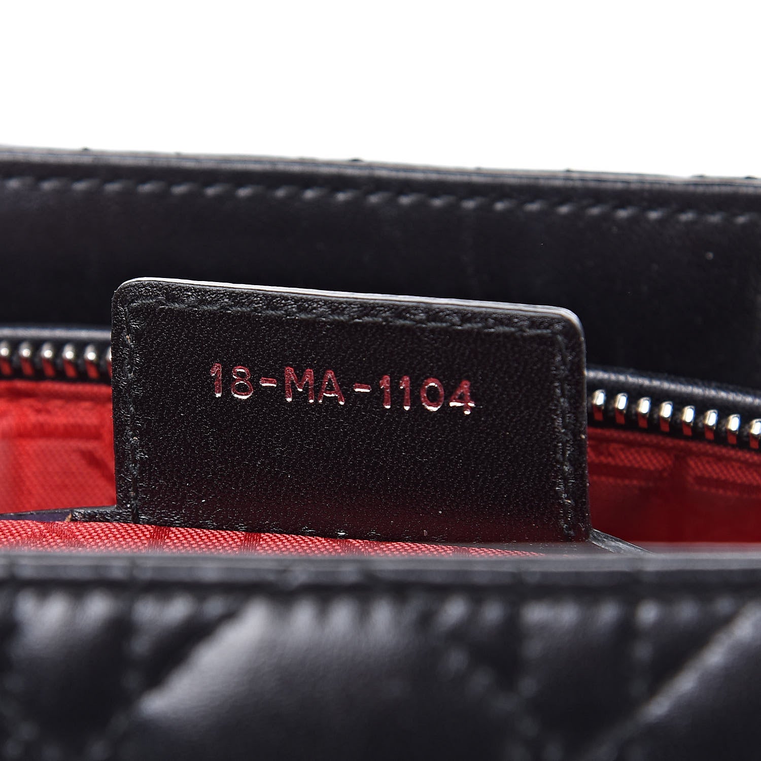 Christian Dior Lambskin Cannage Large Lady Dior Black 7 of 17