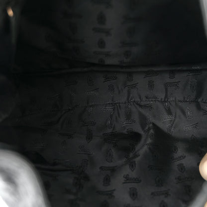 Gucci Guccissima Large New Ladies Web Hobo Black 5 of 11