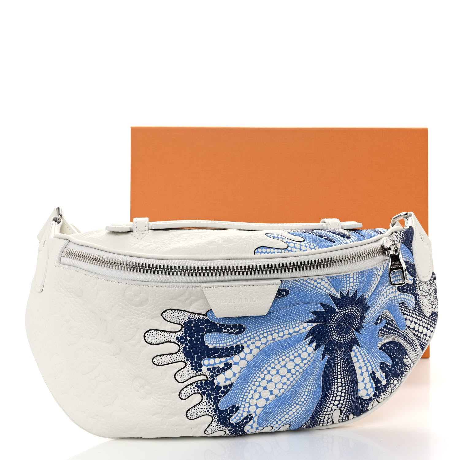 Louis Vuitton LV X YK Taurillon Monogram Psychedelic Flower Bumbag White Multicolor 20 of 21