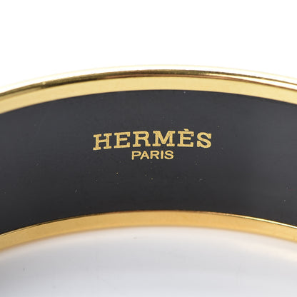Hermes Enamel Printed Rubans de Cheval Wide Bracelet 65 Colorise 4 of 4