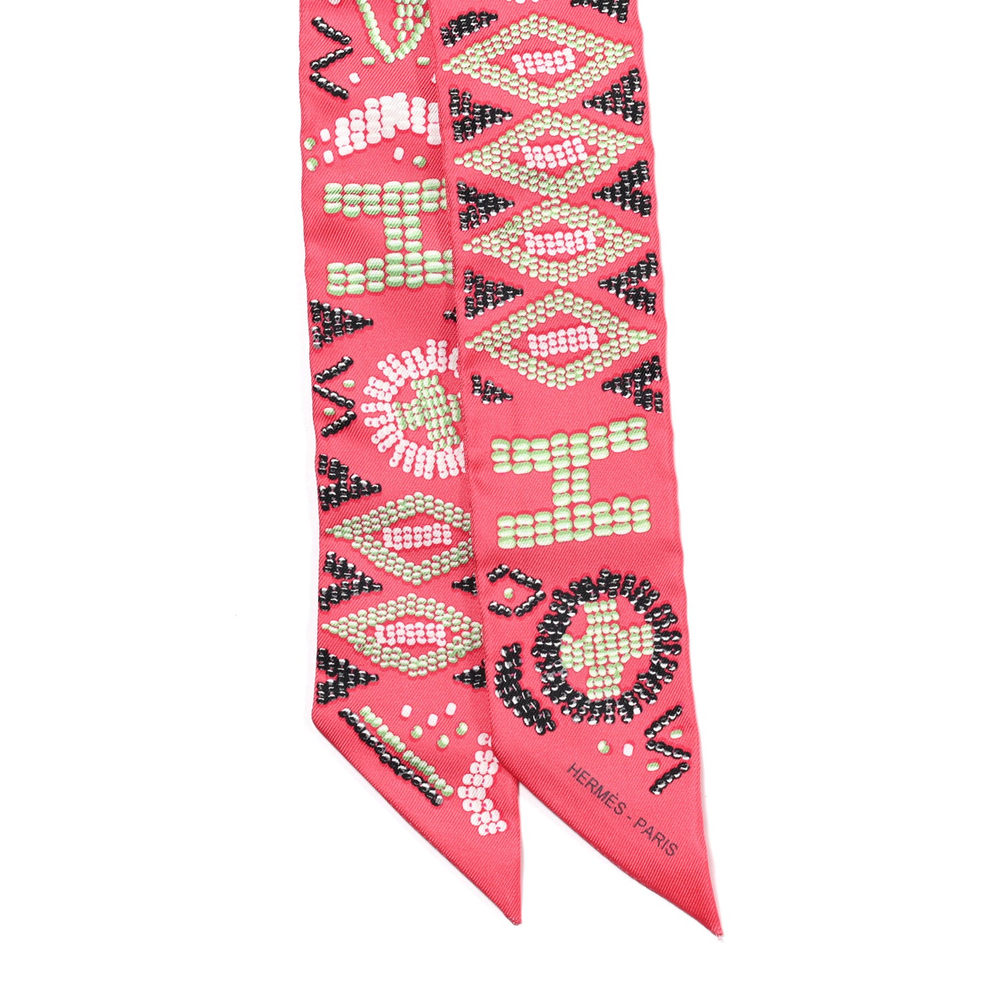 Silk Kelly En Perles Twilly Rose Vert Black