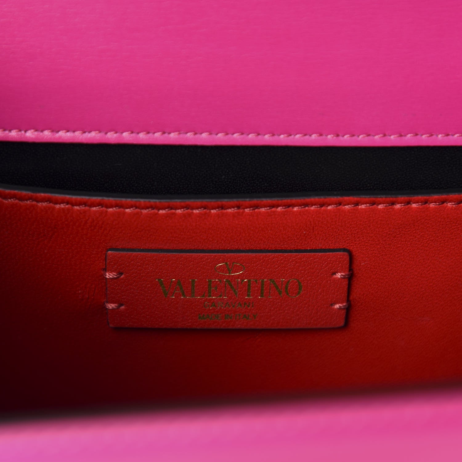 Valentino Garavani Smooth Calfskin Small VSling Shoulder Bag Fuchsia 9 of 11