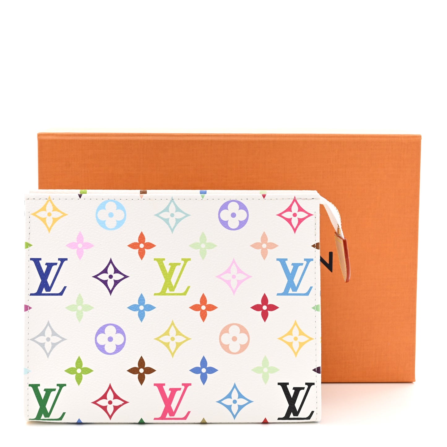 LV X TM Monogram Multicolor Toiletry Pouch 19 White