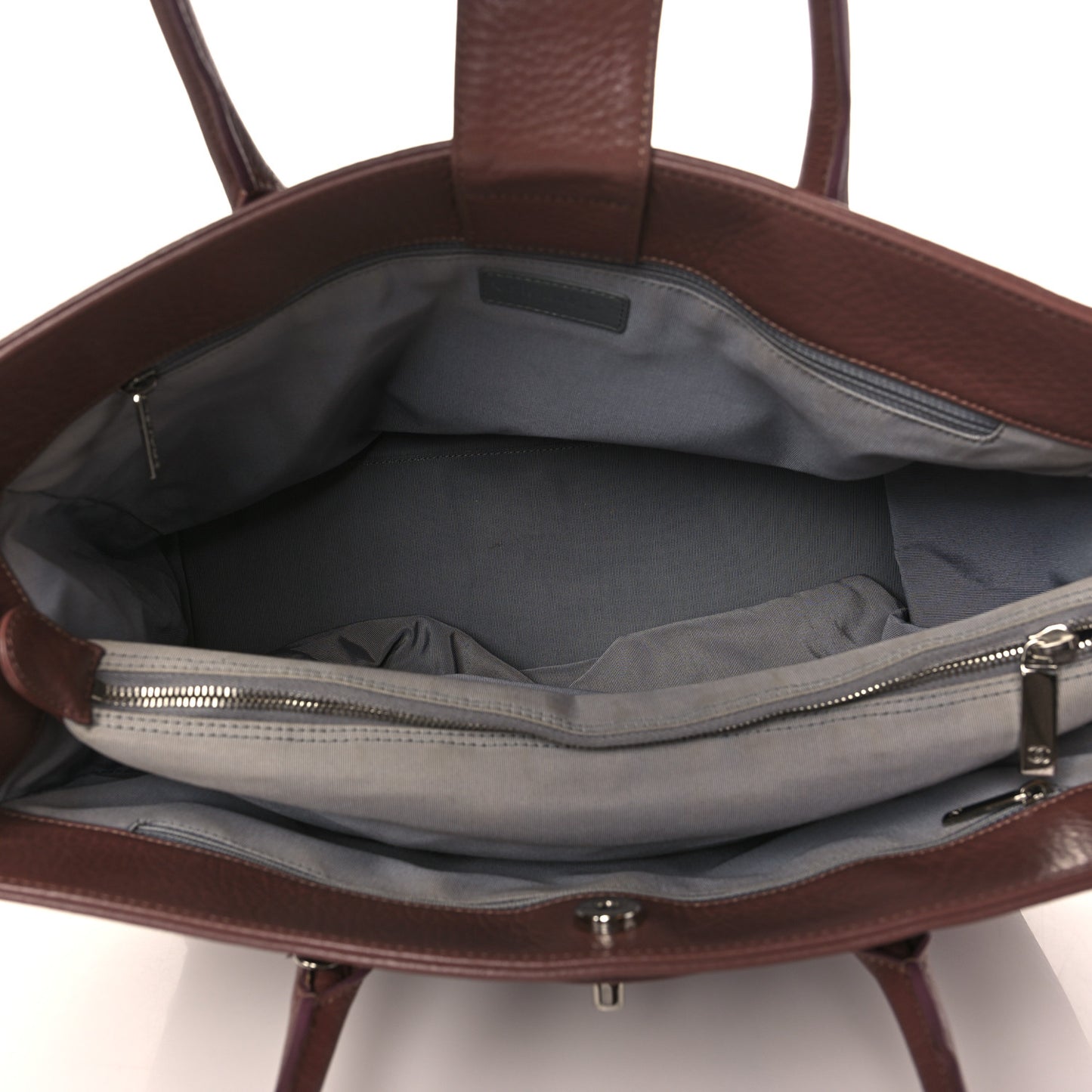 Calfskin XL Cerf Executive Shopper Tote Mauve
