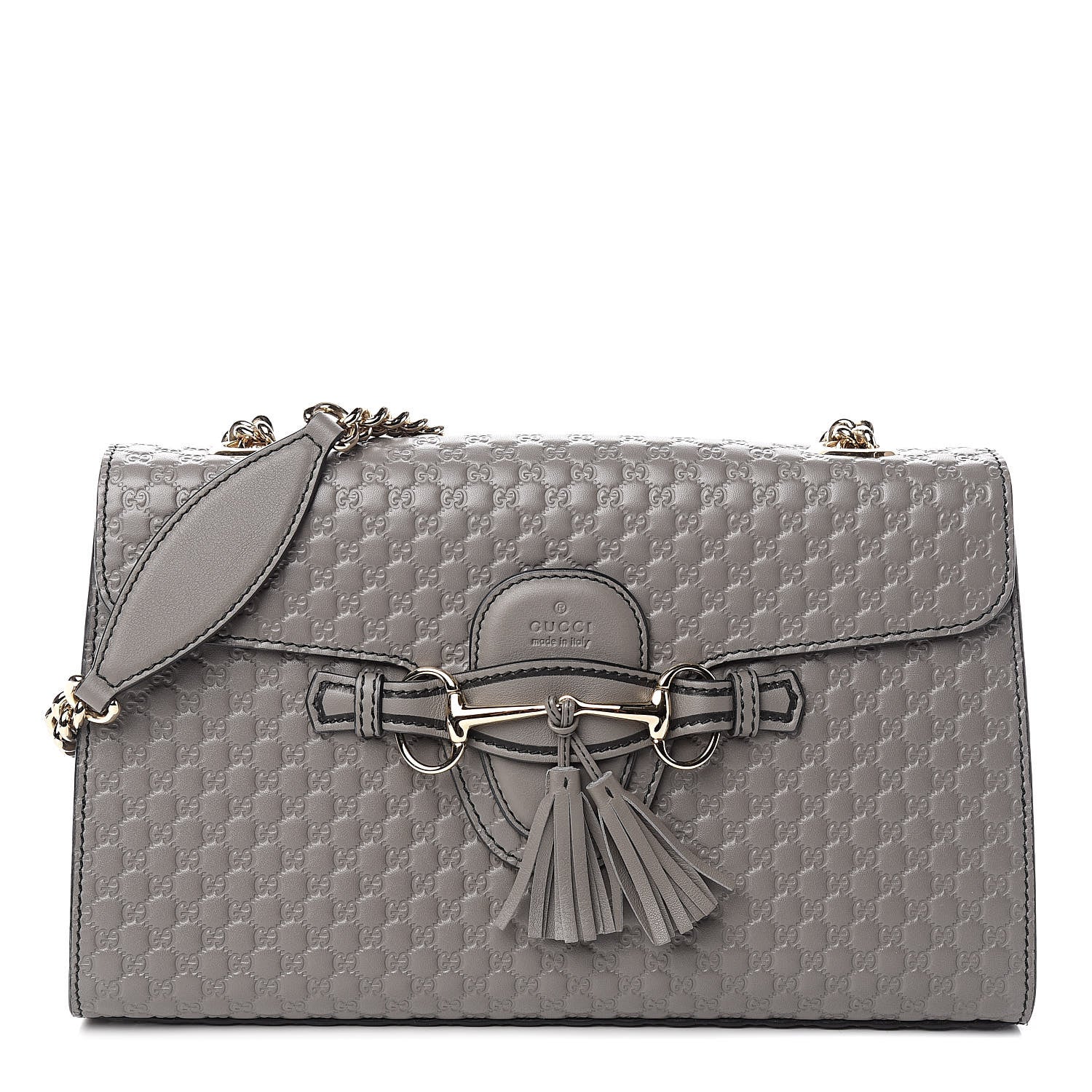 Gucci Soft Microguccissima Medium Emily Chain Shoulder Bag Loess 1 of 10