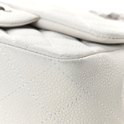Chanel Caviar Quilted Mini Square Flap White 6 of 6