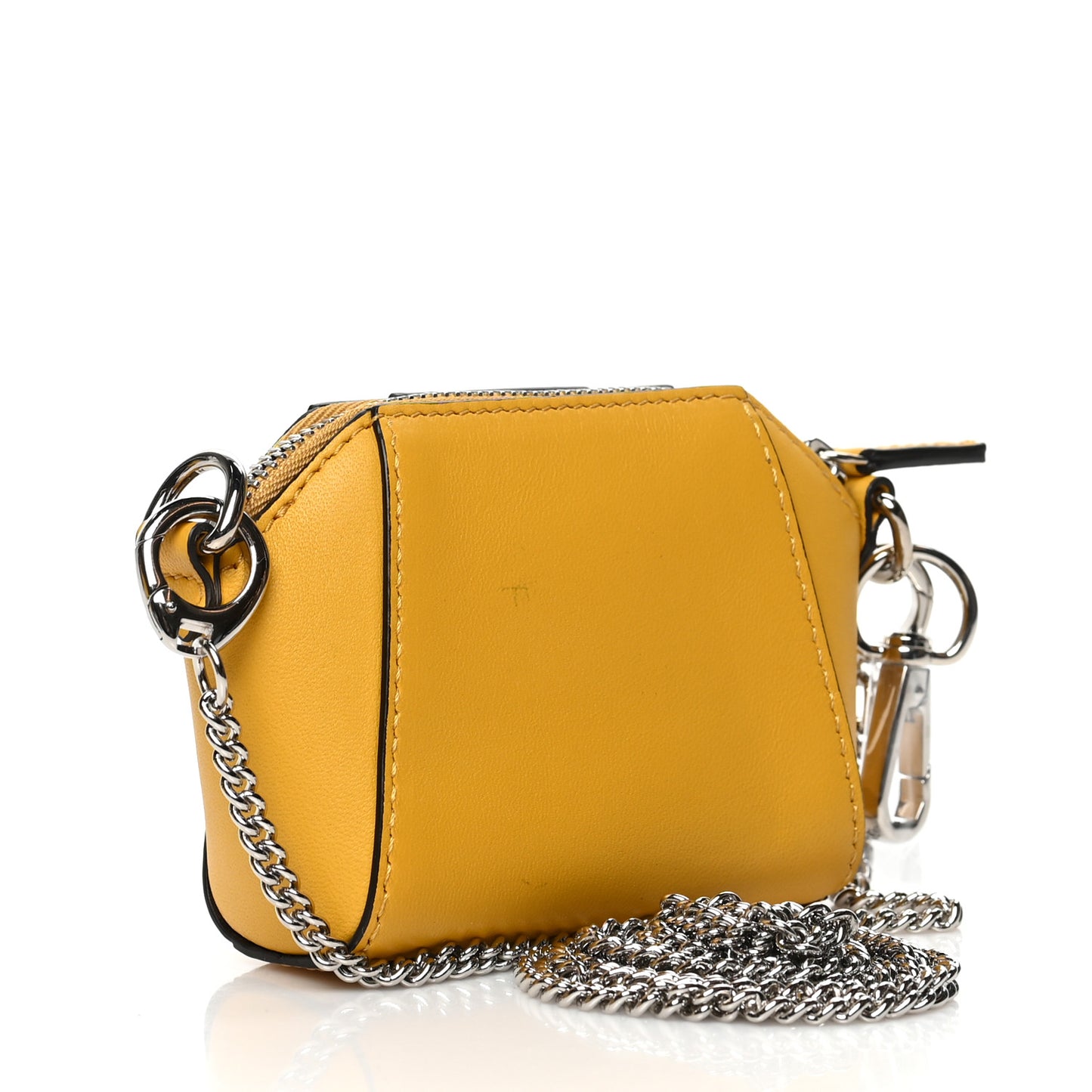 Lambskin Baby Antigona Dark Yellow