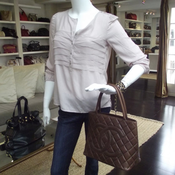 Chanel Lambskin Medallion Tote 2 of 13