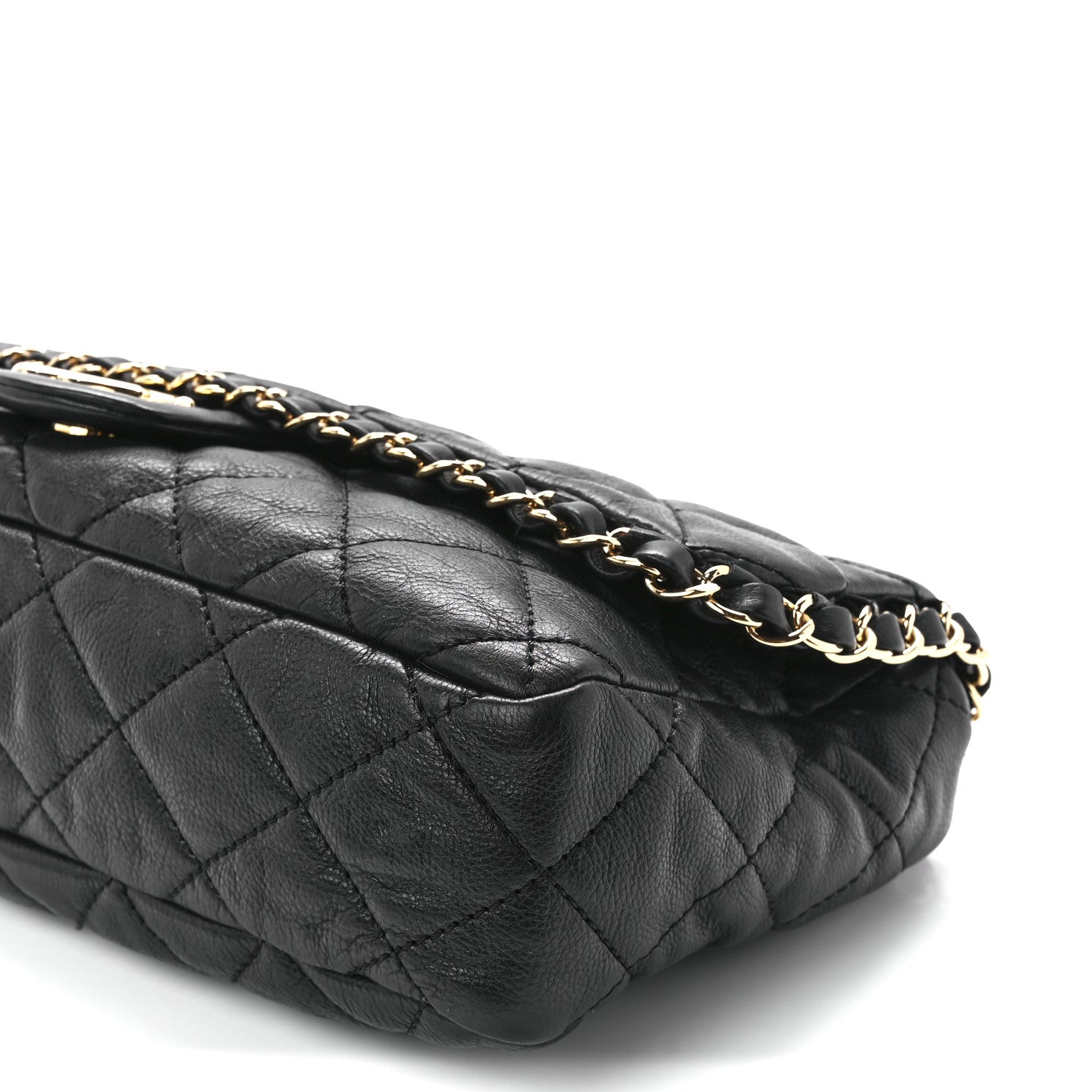 Chanel Calfskin Quilted Medium Chain Me Flap Black 10 of 10