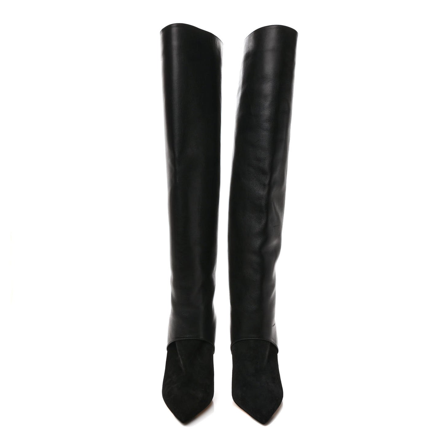 Suede Calfskin Hurley 100 Boots 36 Black