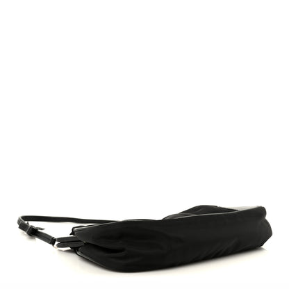 Prada Tessuto Nylon Kisslock Shoulder Bag Black Black 4 of 12