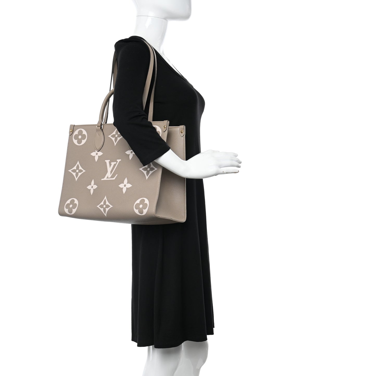 Empreinte Monogram Giant Onthego MM Tourterelle Creme