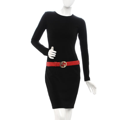 Gucci Guccissima Signature Interlocking G 40mm Belt 90 36 Red 2 of 9