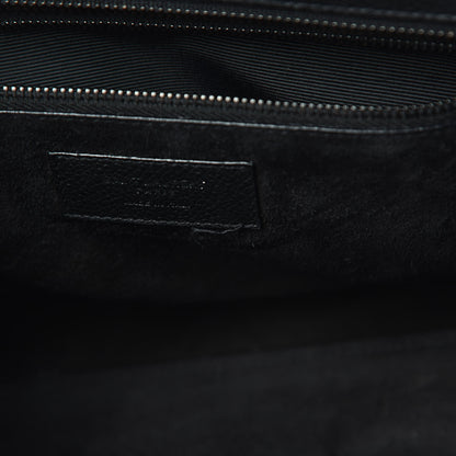 Saint Laurent Grained Calfskin Small Cabas Rive Gauche Black 11 of 14