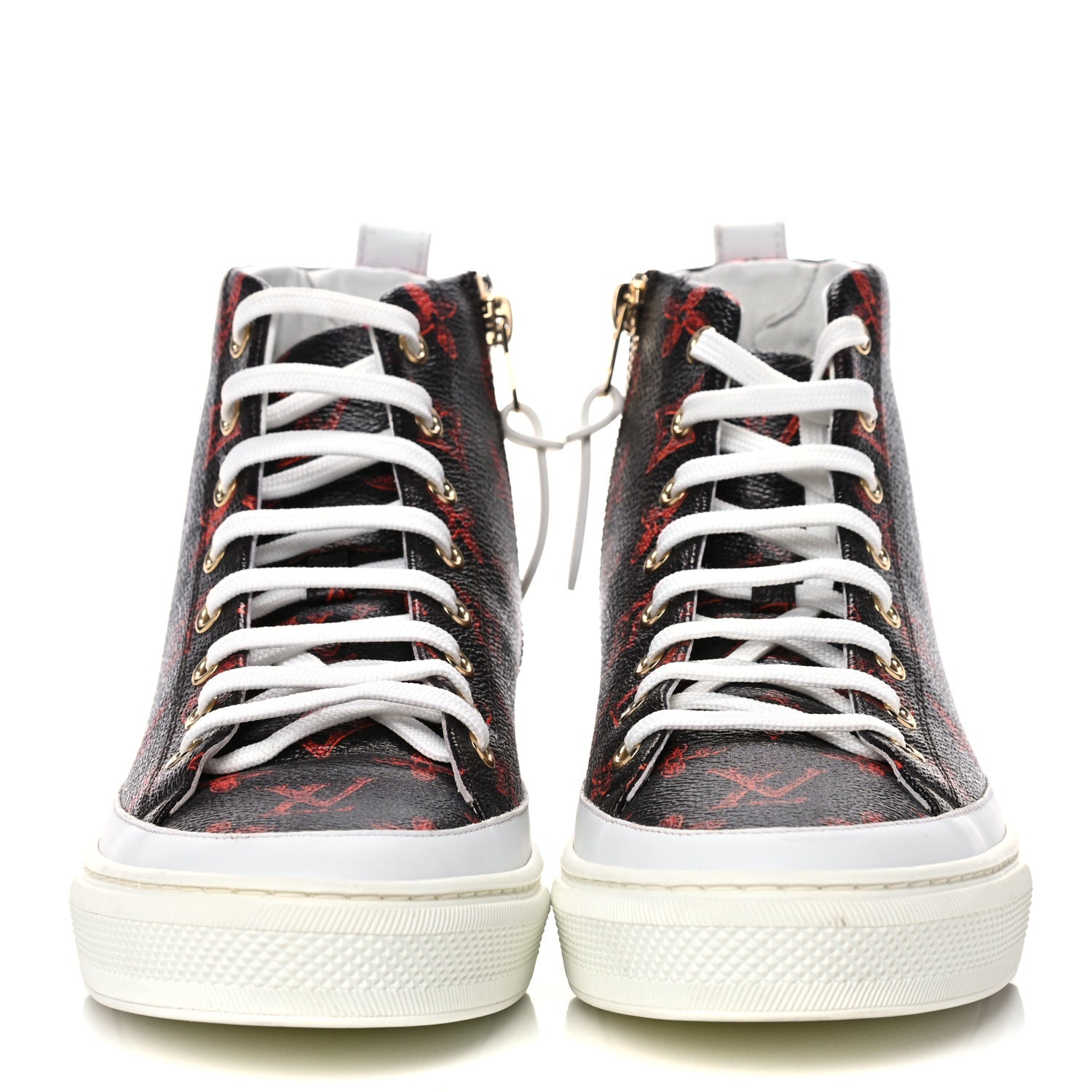 Louis Vuitton Catogram Stellar Sneaker Boots 38 Marron 2 of 12