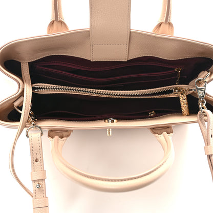 Chanel Grained Calfskin Small Neo Executive Shopper Tote Beige 5 of 11