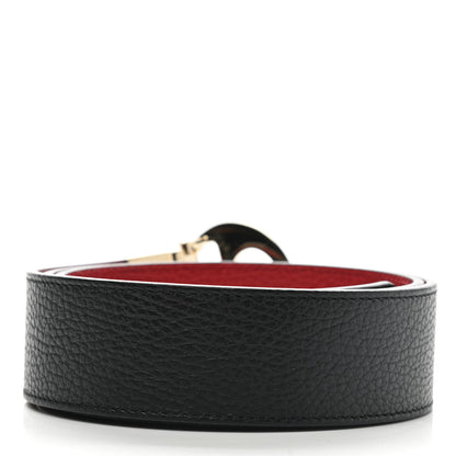 Gucci Calfskin 1973 Reversible Belt 90 36 Black Red 2 of 6
