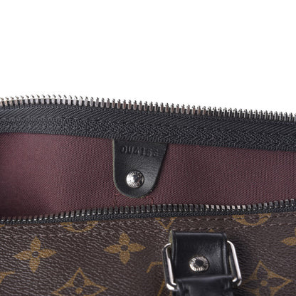 Louis Vuitton Monogram Macassar Keepall Bandouliere 55 9 of 10