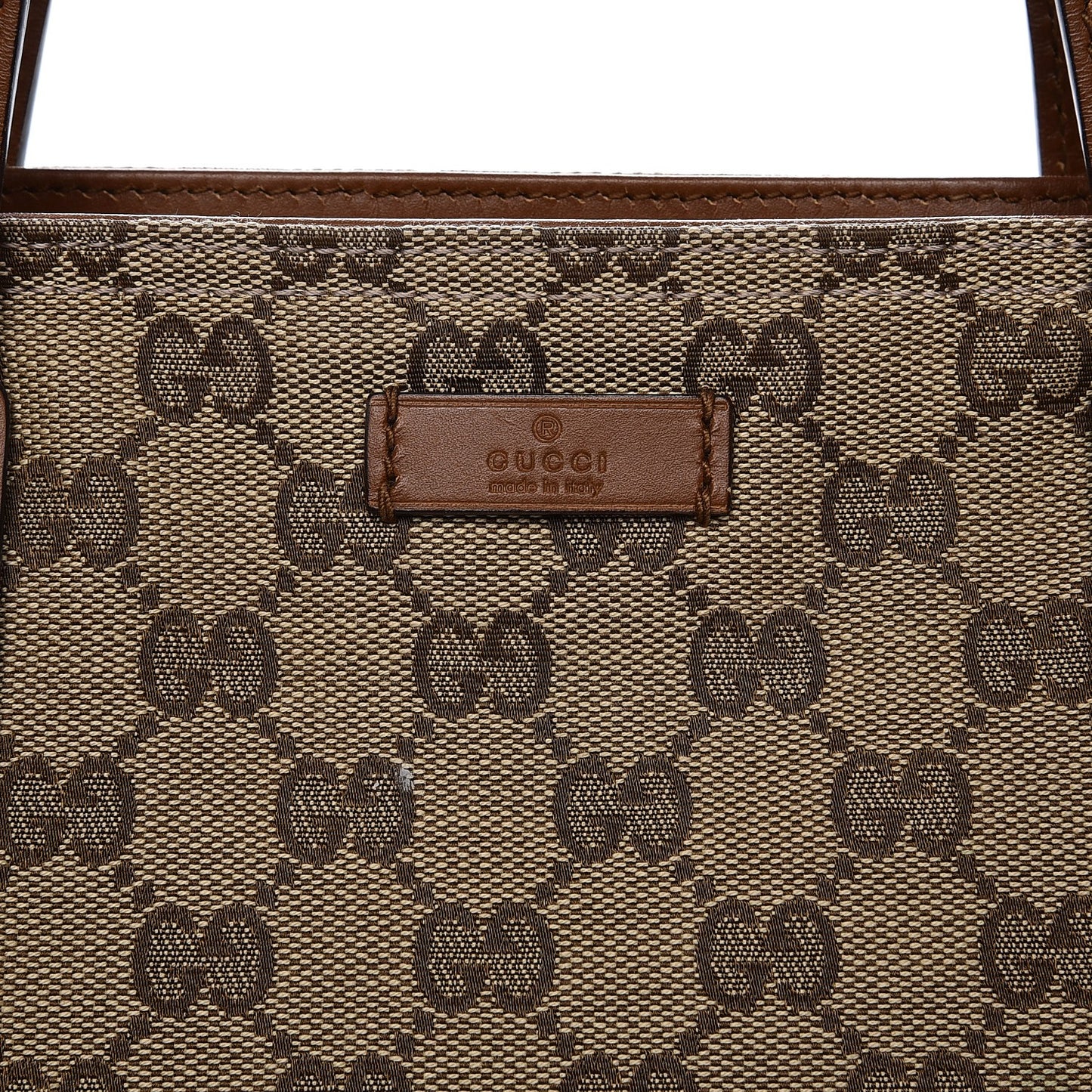 Monogram Large Original Tote Tan