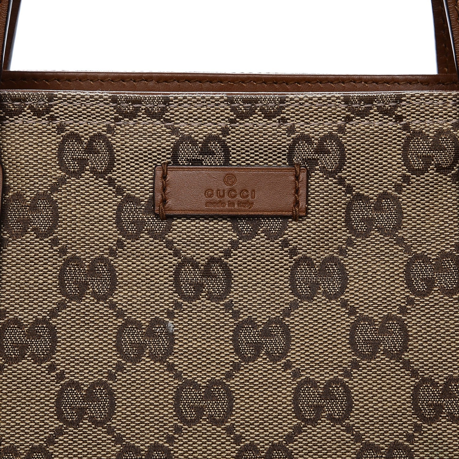 Gucci Monogram Large Original Tote Tan 9 of 15