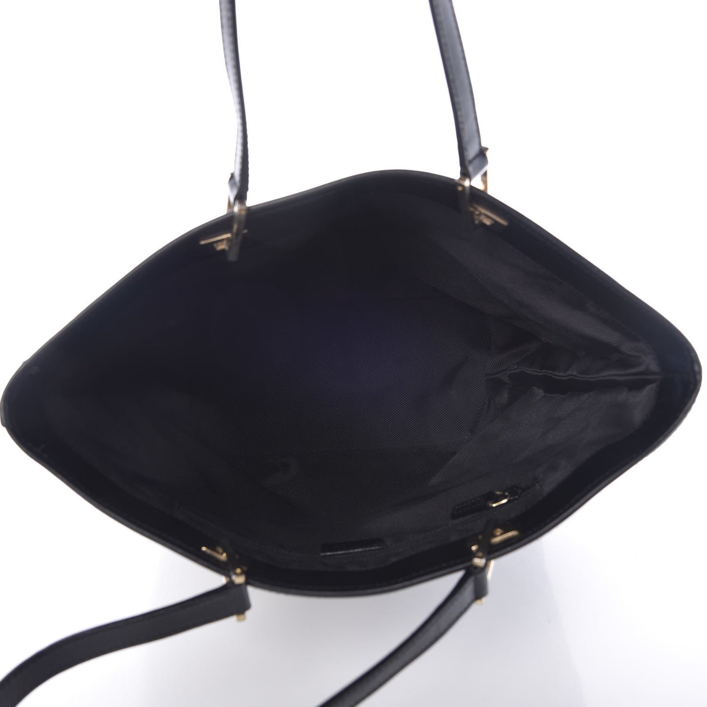 Monogram Large Bucket Tote Black