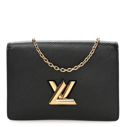 Louis Vuitton Epi Twist Belt Chain Wallet Black 1 of 10