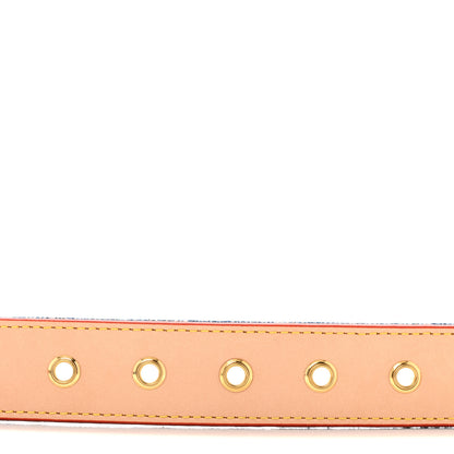 Louis Vuitton Denim Ardillon 30mm Belt 85 34 Blue 4 of 5