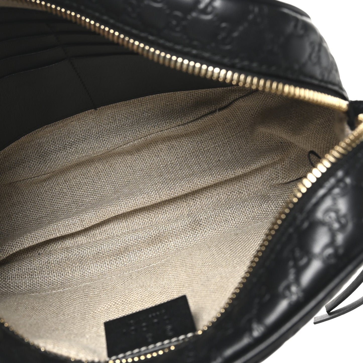 Microguccissima Mini Bree Messenger Bag Black