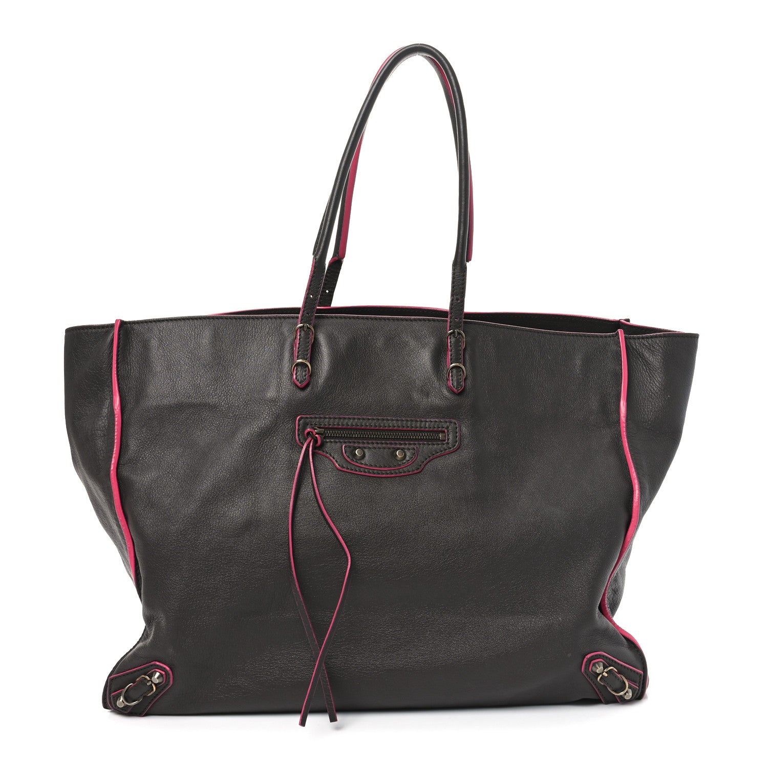 Balenciaga Veau Papier A4 Tote Grey Pink 1 of 11
