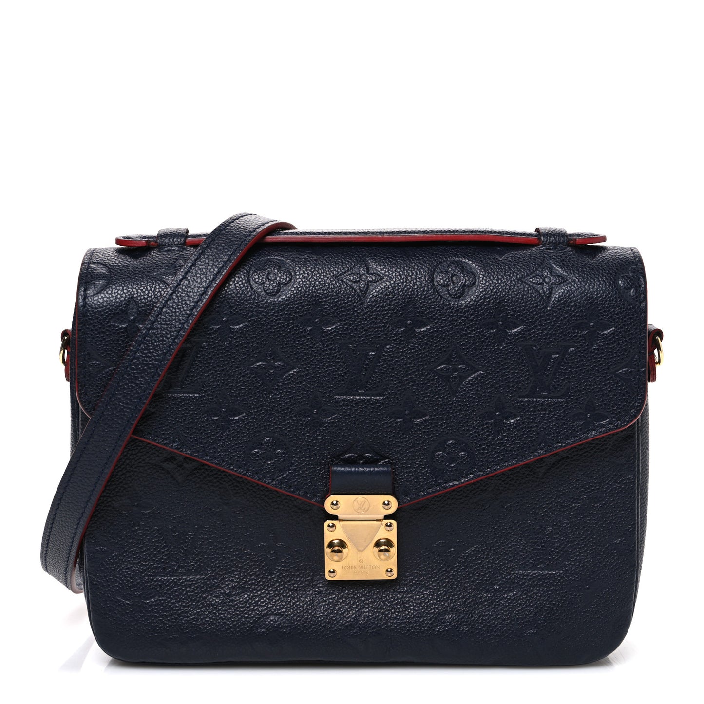 Empreinte Pochette Metis Marine Rouge Marine Rouge
