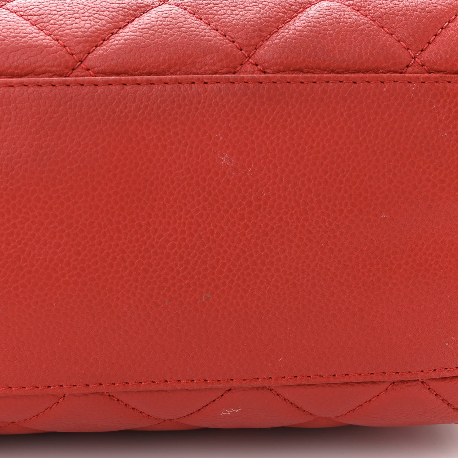 Chanel Caviar Quilted Timeless Accordion Flap Red 13 of 15