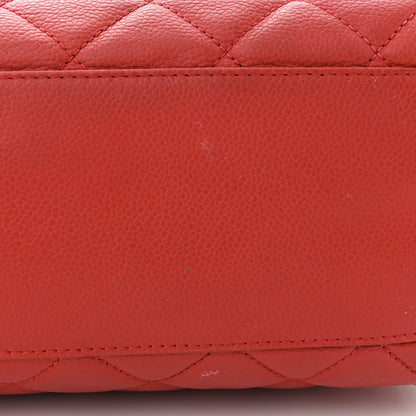 Chanel Caviar Quilted Timeless Accordion Flap Red 13 of 15