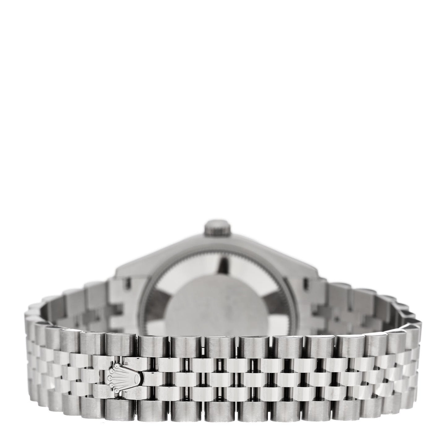 Stainless Steel 18K White Gold 31mm Oyster Perpetual Datejust Watch Bright Blue Roman 278274