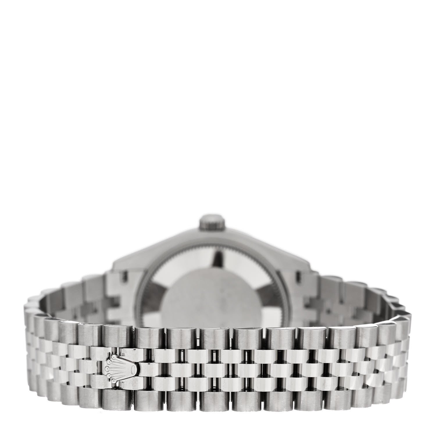 Rolex Stainless Steel 18K White Gold 31mm Oyster Perpetual Datejust Watch Bright Blue Roman 278274 3 of 5
