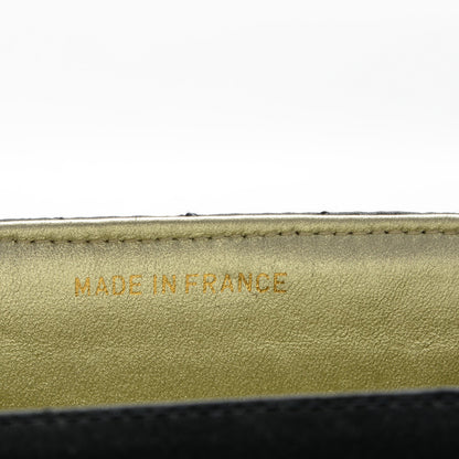 Chanel Satin Diagonal Quilted Mini Square Flap Black 7 of 8
